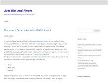 Tablet Screenshot of dotnetbitsandpieces.com